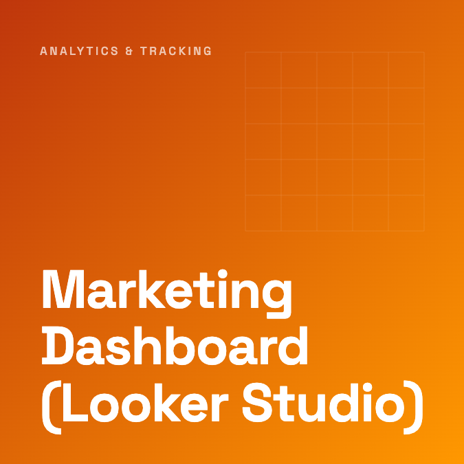 Marketing Dashboard (Looker Studio)