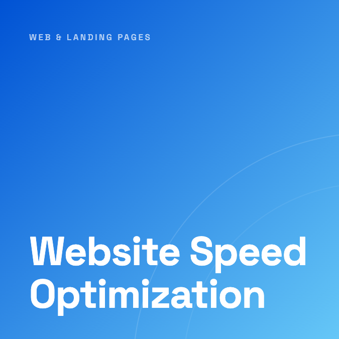 Website Speed Optimization