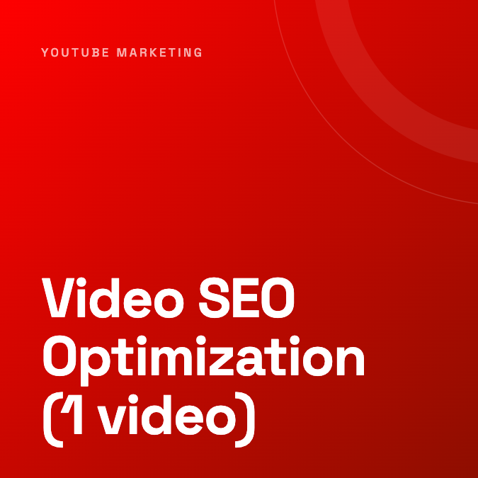 Video SEO Optimization (1 video)